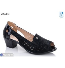 Босоніжки жіночі на літо (8 пар р.36-41) чорний  "Chunsen"