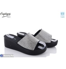 Шлепки жіночі на літо (8 пар р.36-40) срібний  "Dageni"