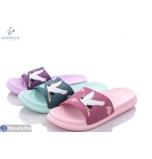 Шлепки жіночі на літо (10 пар р.36-40) мікс  "Acorus"