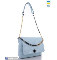 Сумка жіноча 20*28*8 см,  блакитний  "Lusia"