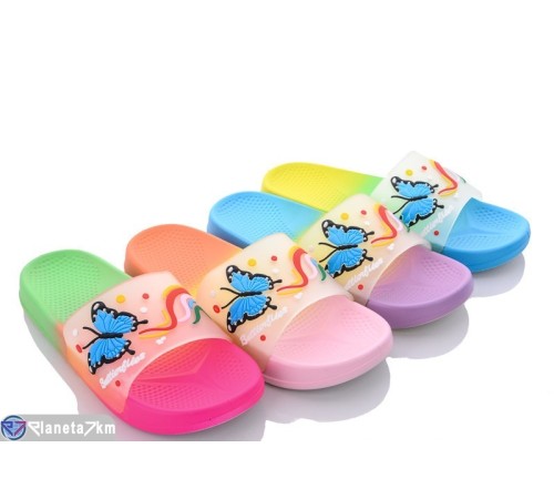 Шлепки жіночі на літо (12 пар р.36-41) мікс  "LINKA"