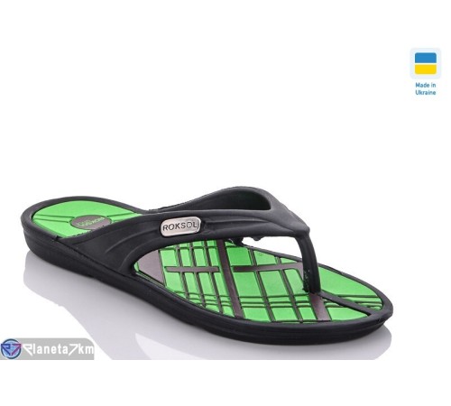 Шлепки жіночі на літо (8 пар р.36-40) чорний  "LUCKY"