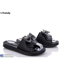 Шлепки жіночі на літо (8 пар р.36-41) чорний  "Trendy"