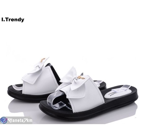 Шлепки жіночі на літо (8 пар р.36-41) білий  "Trendy"