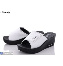 Шлепки жіночі на літо (8 пар р.36-41) білий  "Trendy"