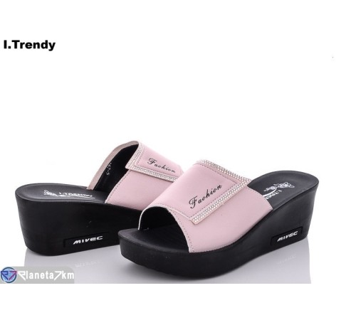 Шлепки жіночі на літо (8 пар р.36-41) рожевий "Trendy" Шлепки жіночі на літо (8 пар р.36-41) рожевий "Trendy"