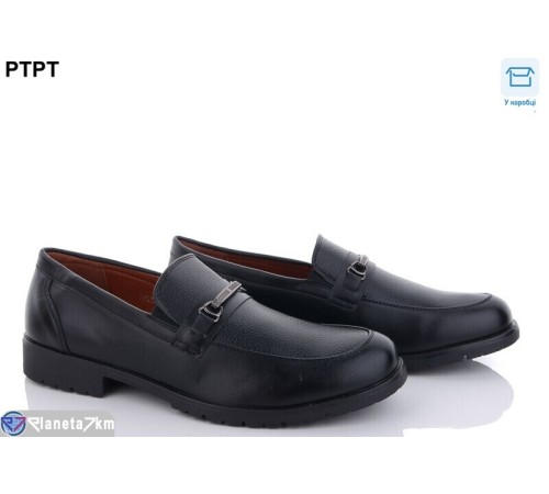 Туфлі чоловічі на весну/осінь (8 пар р.39-44) чорний  "PTPT"