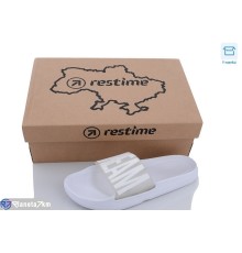 Шлепки жіночі на літо (24 пар р.36-41) білий  "Restime"