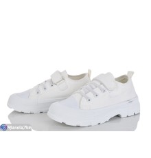 Дитячі кеди на весну/осінь (8 пар р.32-37) білий  "Laifakids"