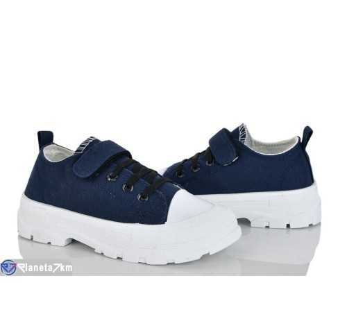 Дитячі кеди на весну/осінь (8 пар р.32-37) синій  "Laifakids"