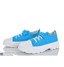 Дитячі кеди на весну/осінь (8 пар р.32-37) блакитний  "Laifakids"