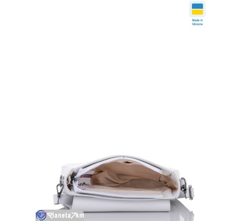 Сумка жіноча 15*25*5.5 см,  білий  "Lusia"