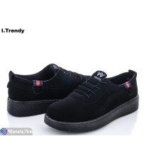 Туфлі жіночі на весну/осінь (8 пар р.36-41) чорний  "Trendy"