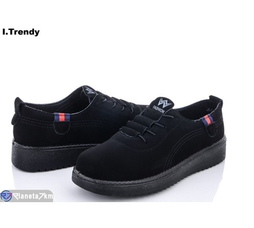 Туфлі жіночі на весну/осінь (8 пар р.36-41) чорний  "Trendy"