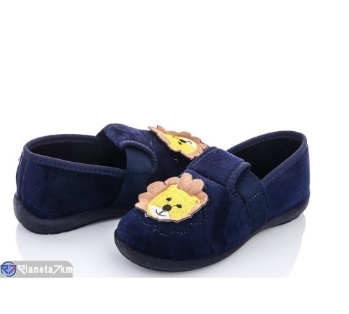 Тапки дитячі на весну/осінь (6 пар р.30-33) синій  "LUXORIS"