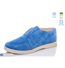 Туфлі жіночі на весну/осінь (6 пар р.36-40) блакитний  "GARRA"