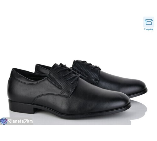 Туфлі чоловічі на весну/осінь (8 пар р.40-45) чорний  "NASTEA"