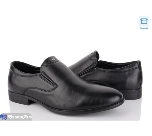 Туфлі чоловічі на весну/осінь (8 пар р.40-45) чорний  "NASTEA"