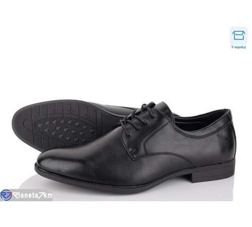 Туфлі чоловічі на весну/осінь (8 пар р.40-45) чорний  "NASTEA"