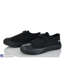 Дитячі кеди на весну/осінь (12 пар р.31-36) чорний  "Laifakids"