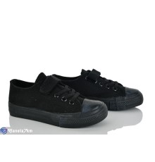 Дитячі кеди на весну/осінь (12 пар р.31-36) чорний  "Laifakids"