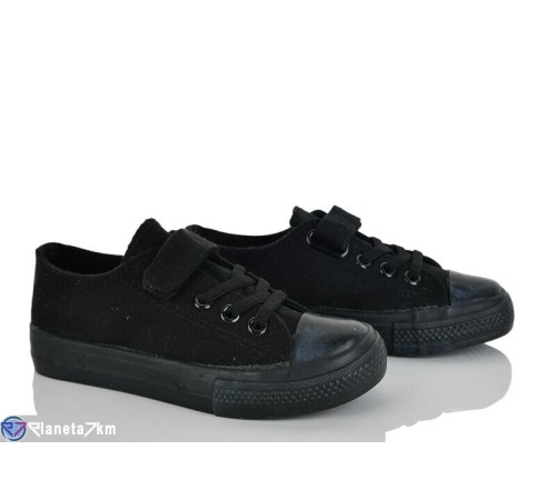 Дитячі кеди на весну/осінь (12 пар р.31-36) чорний  "Laifakids"