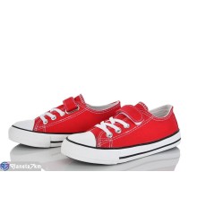 Дитячі кеди на весну/осінь (12 пар р.31-36) червоний  "Laifakids"