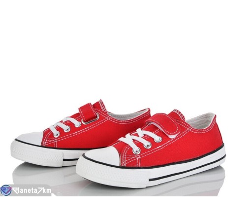 Дитячі кеди на весну/осінь (12 пар р.31-36) червоний  "Laifakids"