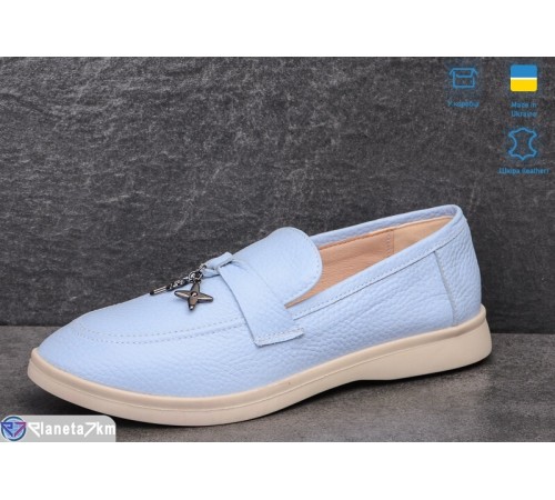 Туфлі жіночі на весну/осінь (6 пар р.36-40) блакитний  "GARRA"