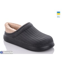 Тапки жіночі на весну/осінь (8 пар р.37-41) чорний  "Korka"