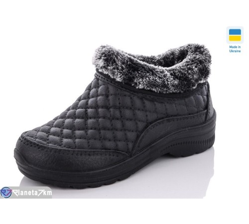 Калоші жіночі на зиму (12 пар р.37-42) чорний  "Korka"