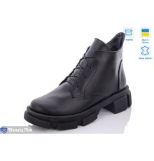 Черевики жіночі на весну/осінь (6 пар р.36-40) чорний  "GARRA"