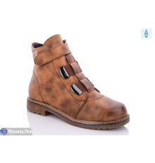 Черевики жіночі на зиму (6 пар р.36-41) коричневий  "Loska"