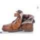 Черевики жіночі на зиму (6 пар р.36-41) коричневий  "Loska"