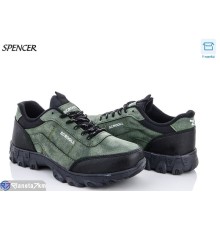 Кросівки чоловічі на весну/осінь (8 пар р.40-44) зелений  "Spencer"