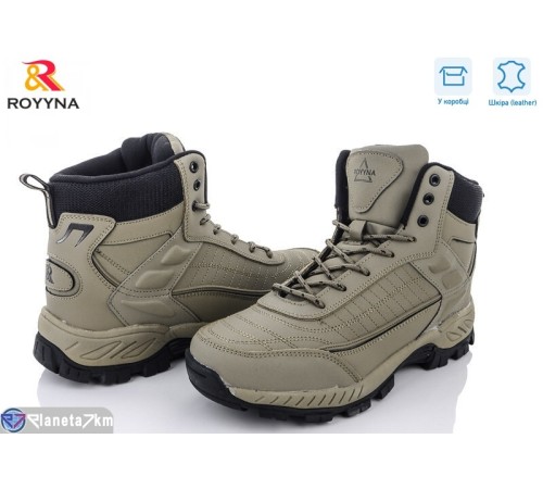 Черевики чоловічі на зиму (8 пар р.41-46) хакі "ROYYNA" Черевики чоловічі на зиму (8 пар р.41-46) хакі "ROYYNA"