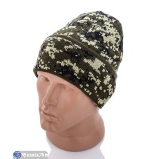 Шапка чоловіча на зиму (5 шт. р.сетка One size) мікс  "DOMINGO"