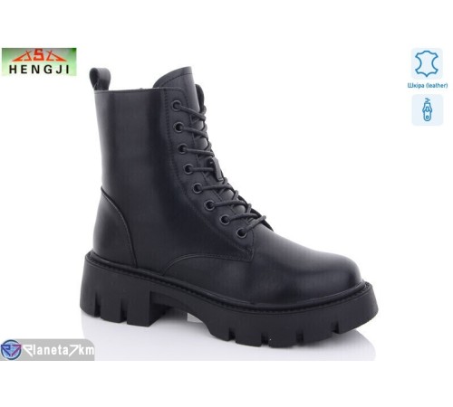 Черевики жіночі на зиму (6 пар р.36-41) чорний  "HENGJI-ELENA"