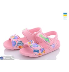 Дитячі босоніжки на літо (12 пар р.30-35) рожевий  "LULI"