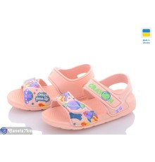 Дитячі босоніжки на літо (12 пар р.30-35) рожевий  "LULI"