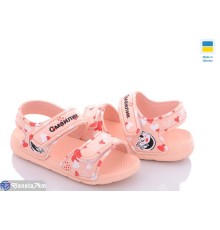 Дитячі босоніжки на літо (12 пар р.30-35) рожевий  "LULI"