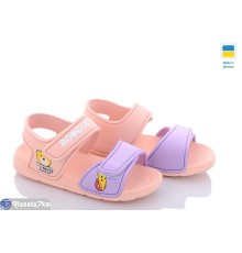 Дитячі босоніжки на літо (12 пар р.30-35) рожевий  "LULI"