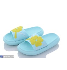 Шлепки дитячі на літо (12 пар р.30-35) блакитний  "LULI"