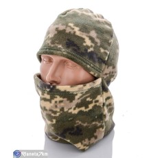 Балаклава чоловіча на зиму (3 шт. р.сетка One size) хакі  "CAROLLA"