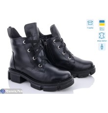 Черевики жіночі на зиму (6 пар р.36-41) чорний  "STELUSA"