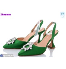 Туфлі жіночі на літо (6 пар р.36-40) зелений  "Zhasmin"