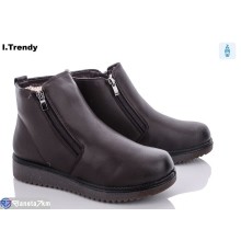 Черевики жіночі на зиму (8 пар р.37-42) коричневий  "Trendy" Черевики жіночі на зиму (8 пар р.37-42) коричневий  "Trendy"
