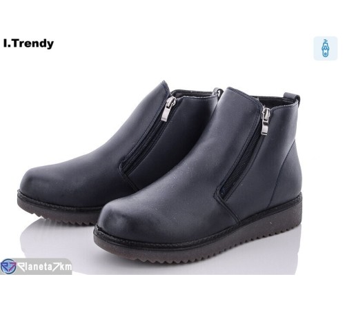 Черевики жіночі на зиму (8 пар р.37-42) синій  "Trendy" Черевики жіночі на зиму (8 пар р.37-42) синій  "Trendy"