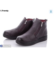 Черевики жіночі на зиму (8 пар р.37-42) фіолетовий  "Trendy" Черевики жіночі на зиму (8 пар р.37-42) фіолетовий  "Trendy"