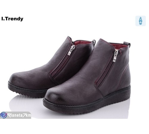 Черевики жіночі на зиму (8 пар р.37-42) фіолетовий  "Trendy" Черевики жіночі на зиму (8 пар р.37-42) фіолетовий  "Trendy"